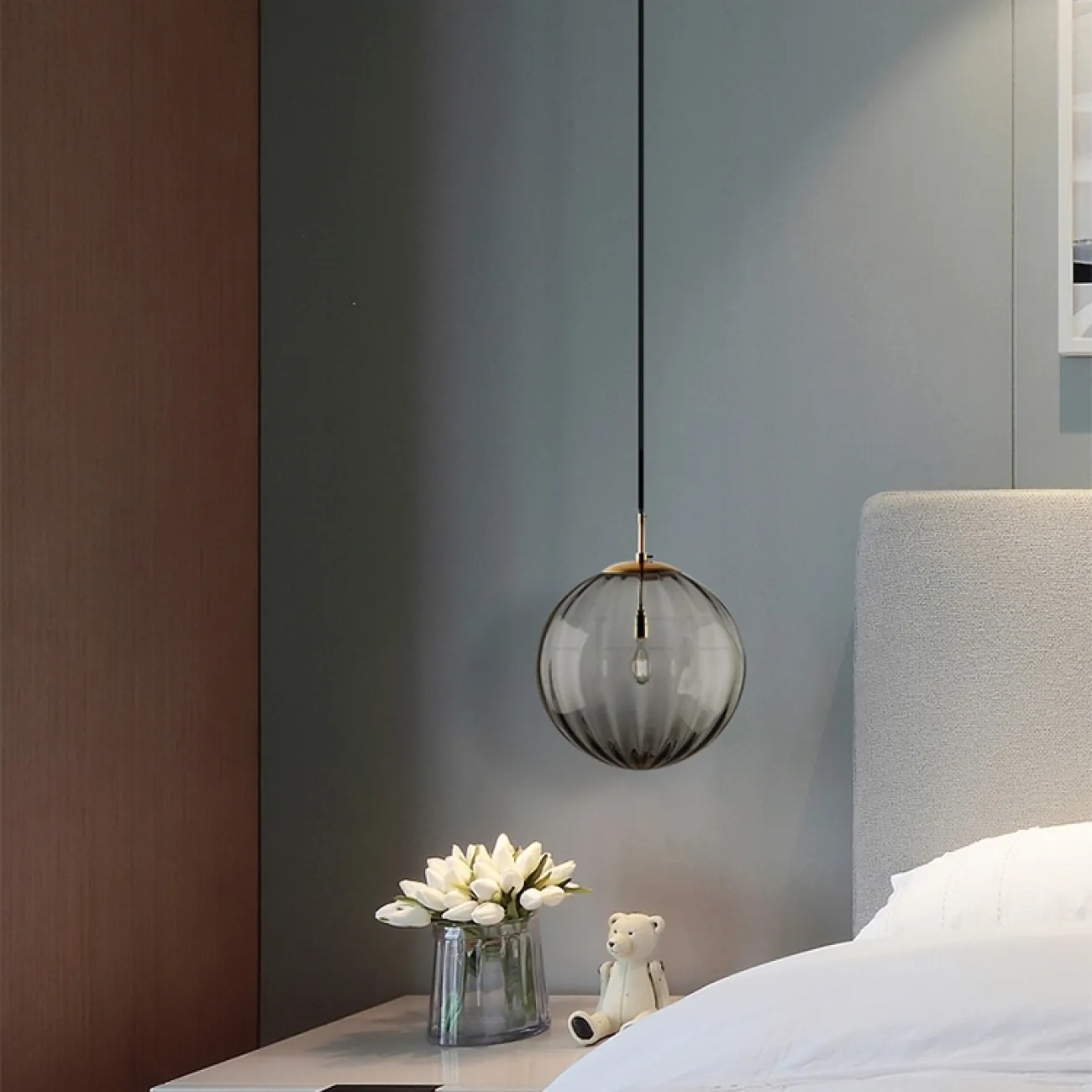 Подвесной светильник ASKA Blue от ImperiumLoft