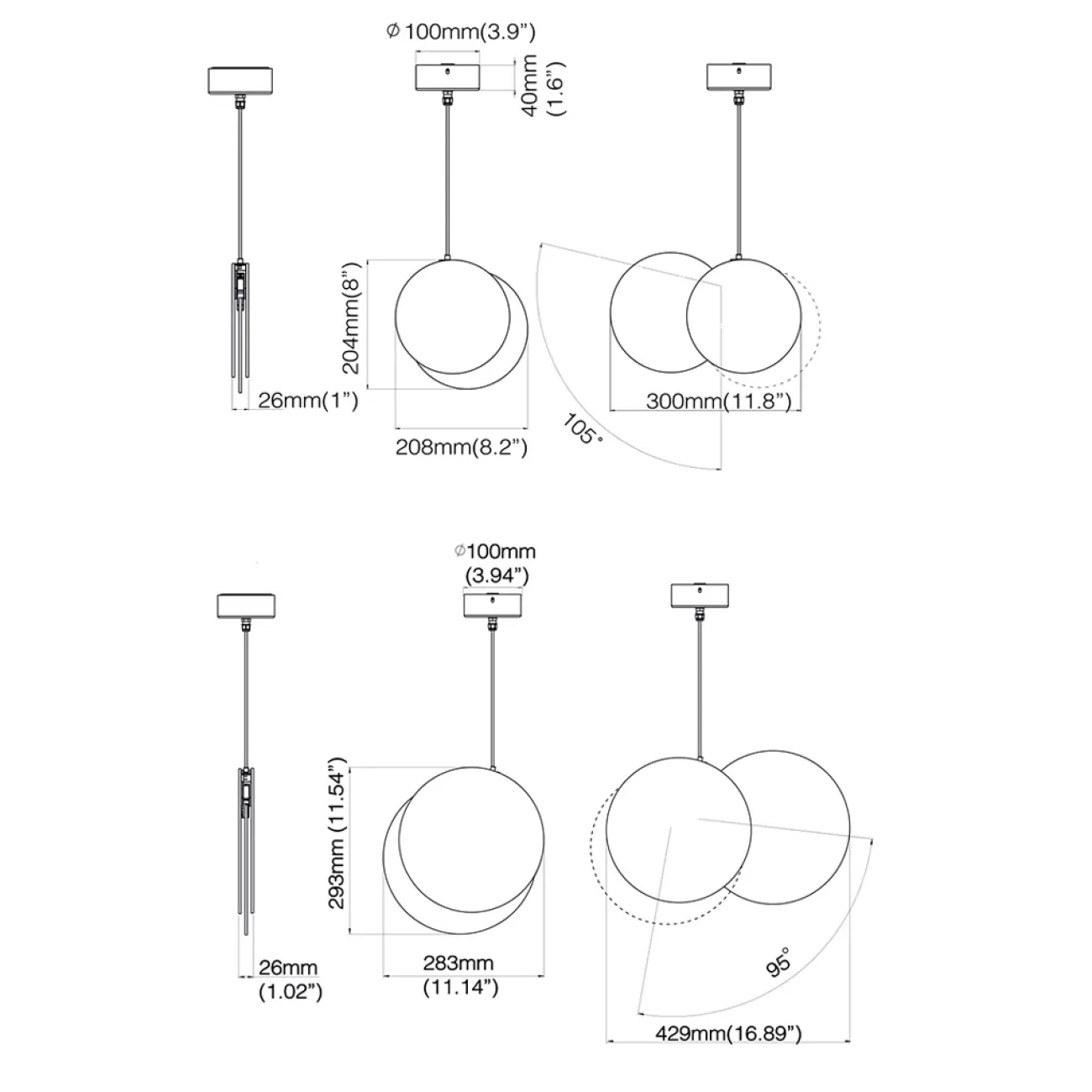 Подвесной светильник Cover M от ImperiumLoft Подвесной светильник Cover M от ImperiumLoft