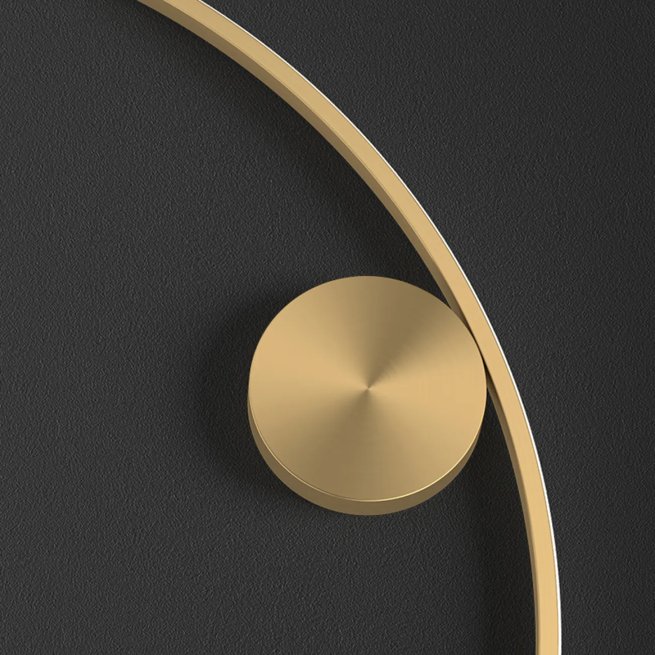 Серия настенных светильников в виде металлических колец разного диаметра с внутренней LED-подсветкой LAND A D80 Серия настенных светильников в виде металлических колец разного диаметра с внутренней LED-подсветкой LAND A D80