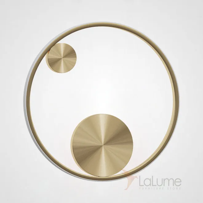 Серия настенных светильников в виде металлических колец разного диаметра с внутренней LED-подсветкой LAND B D30