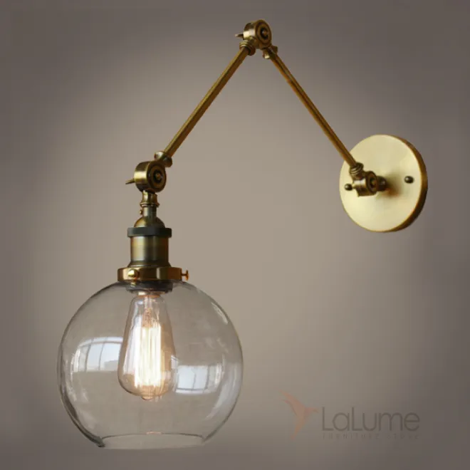 Бра Round Iron Joints Bronze от LaLume