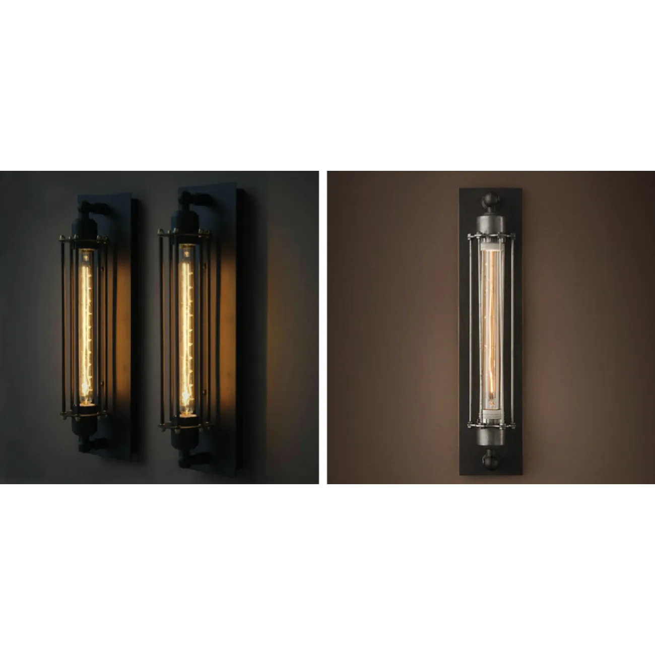 Бра настенное Loft Industrial Edison Cage Momo от LaLume