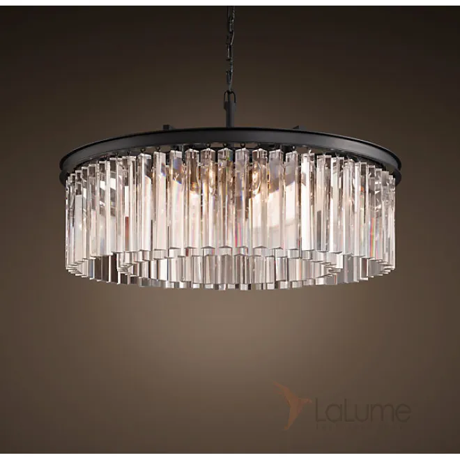 Люстра RH Rhys Clear Glass Prism Round Chandelier 60 от LaLume