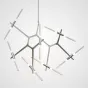 Люстра Агнес Chandelier Summer 14 Silver от ImperiumLoft