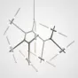Люстра Агнес Chandelier Summer 14 Silver от ImperiumLoft