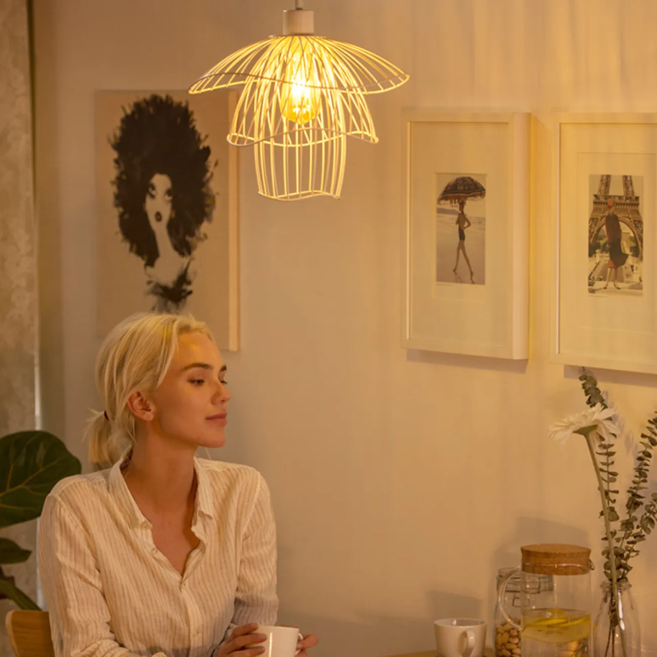 Подвесной светильник Papillon Forestier White от ImperiumLoft