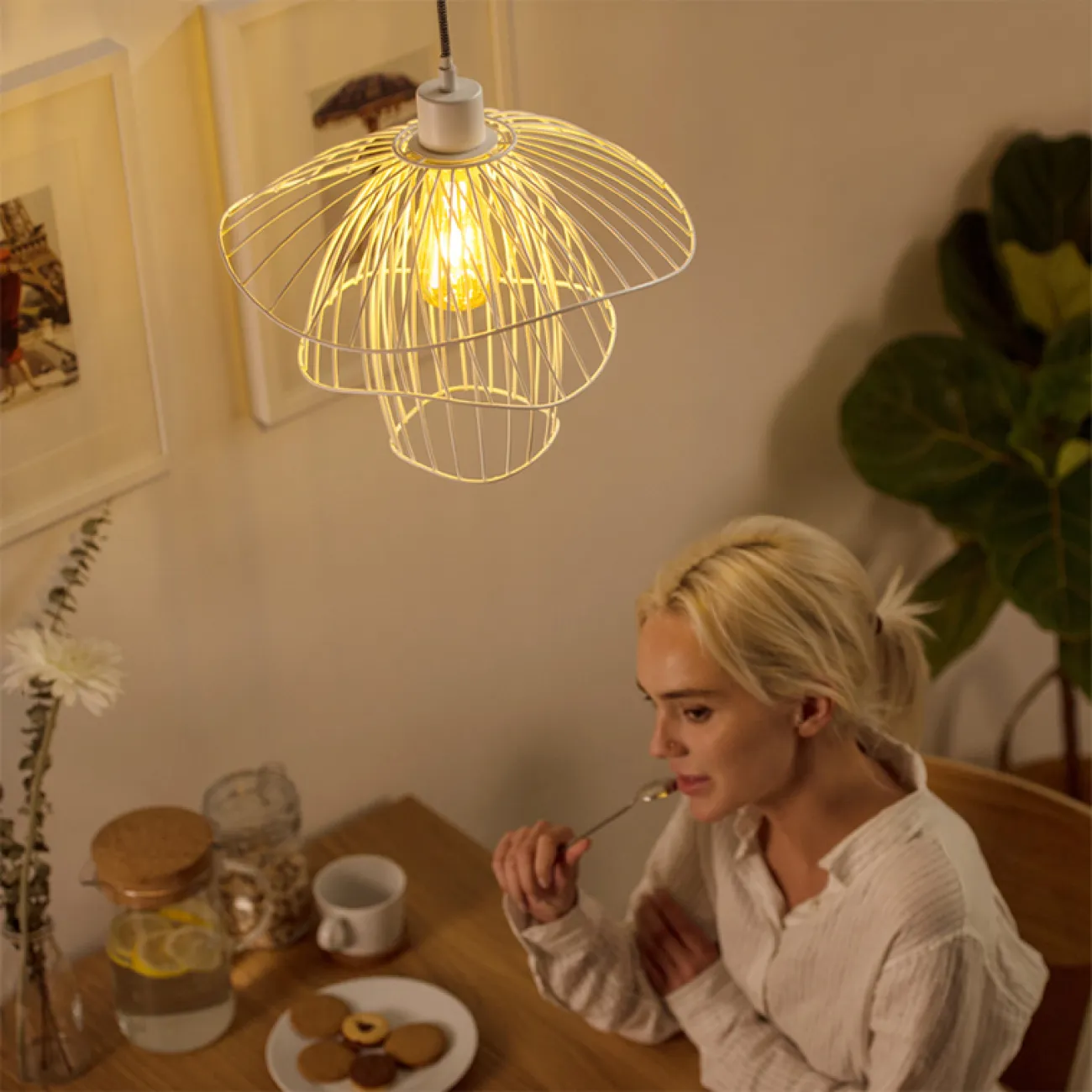 Подвесной светильник Papillon Forestier White от ImperiumLoft