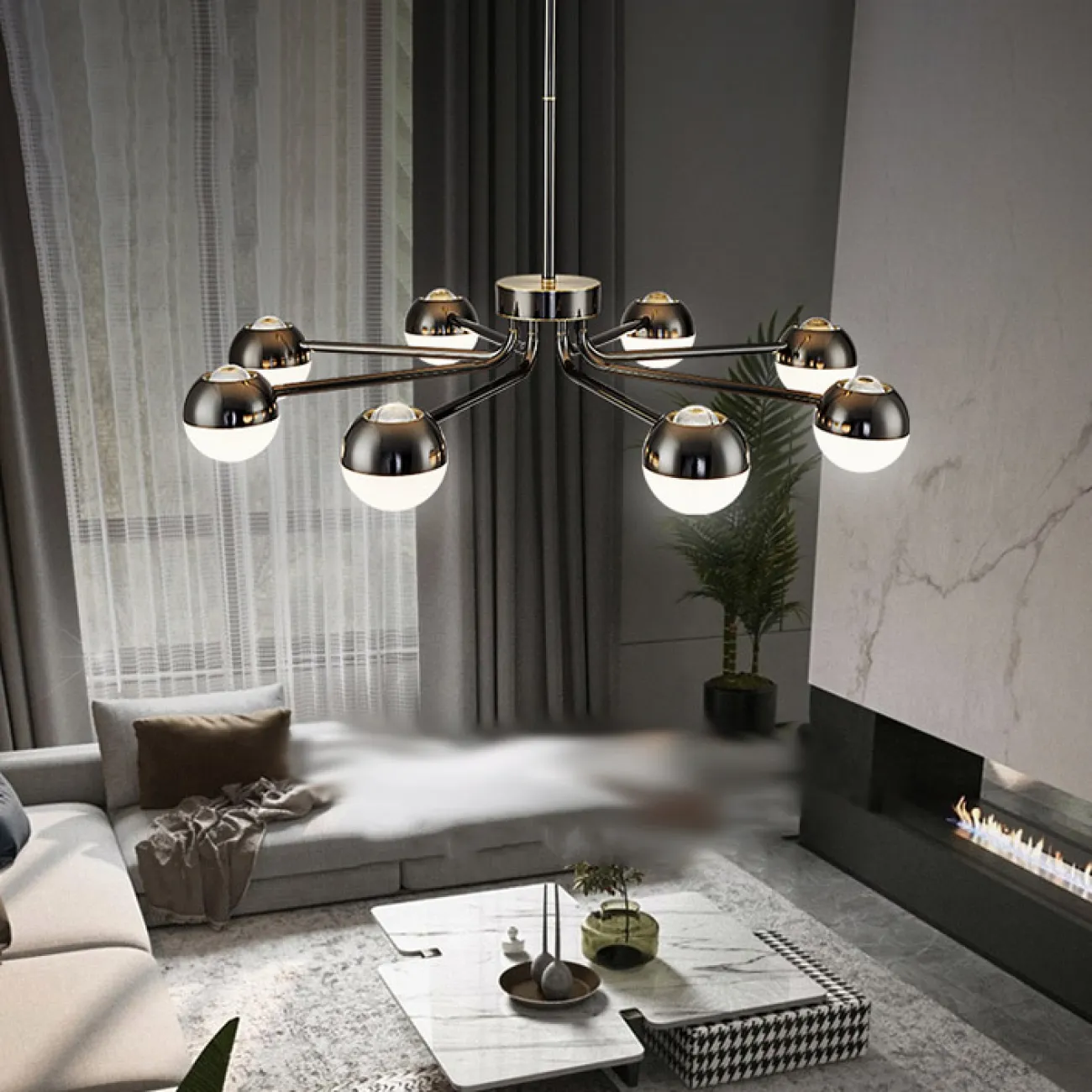 Потолочная люстра BARCELONA CH D100 от ImperiumLoft
