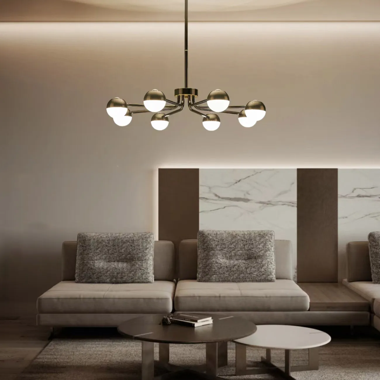 Потолочная люстра BARCELONA CH D65 от ImperiumLoft