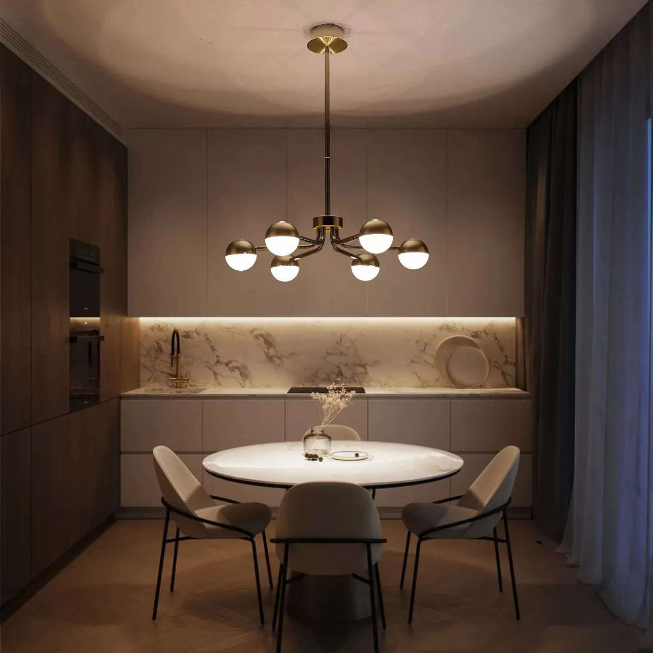 Потолочная люстра BARCELONA CH D100 от ImperiumLoft