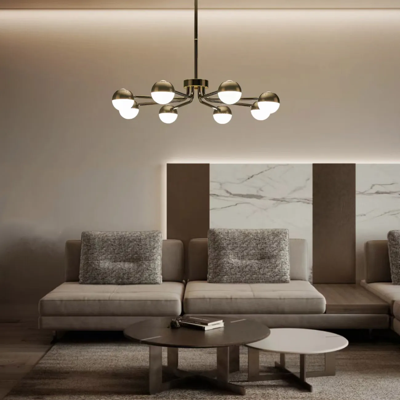 Потолочная люстра BARCELONA CH D65 от ImperiumLoft