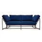 Двухместный диван Indigo Denim and copper Two Seat Sofa designed by Stephen Kenn and Simon Miller от LaLume