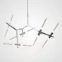 Люстра Агнес Chandelier Summer 10 Silver от ImperiumLoft
