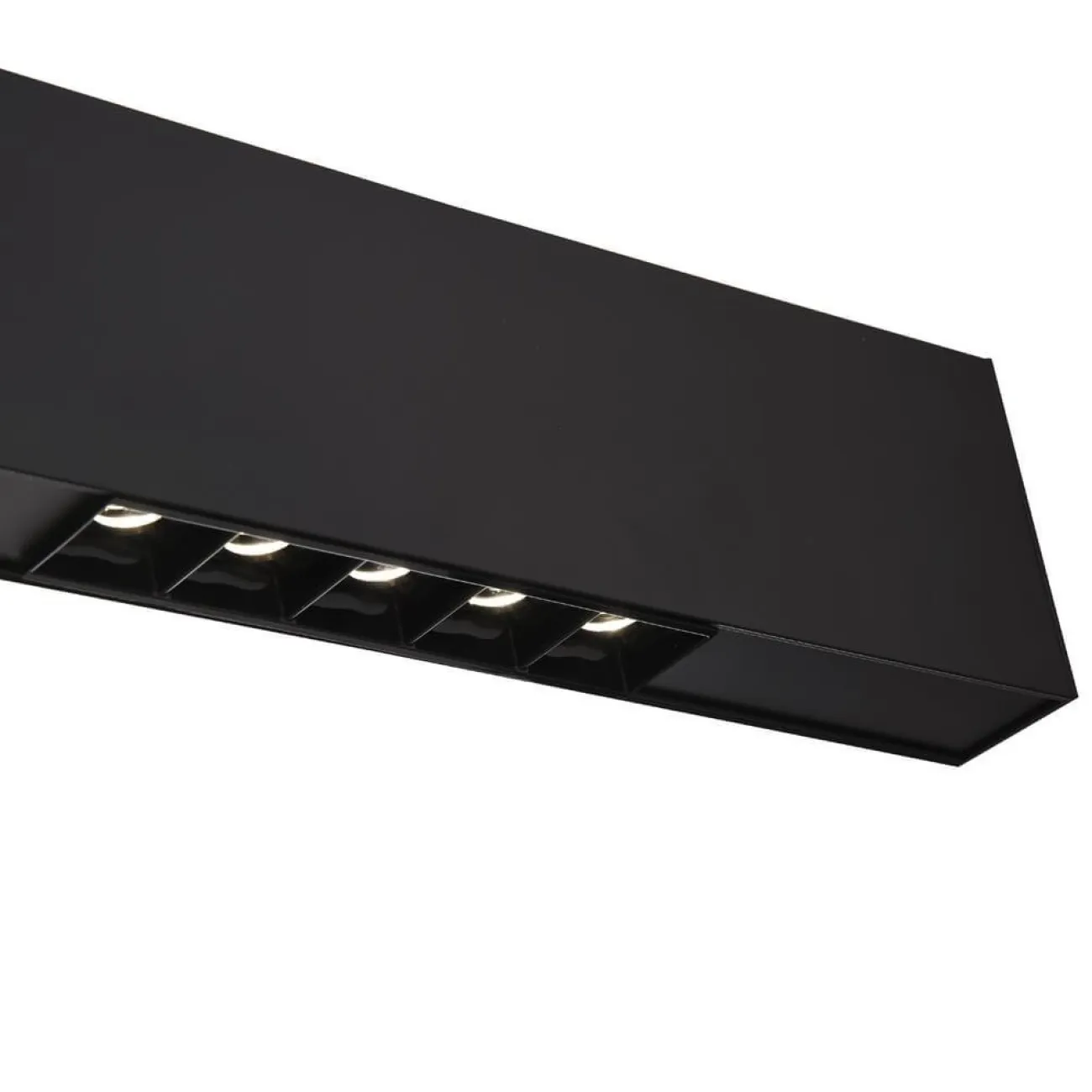 Реечный светильник с поворотными плафонами на широкой планке ATLEY от ImperiumLoft