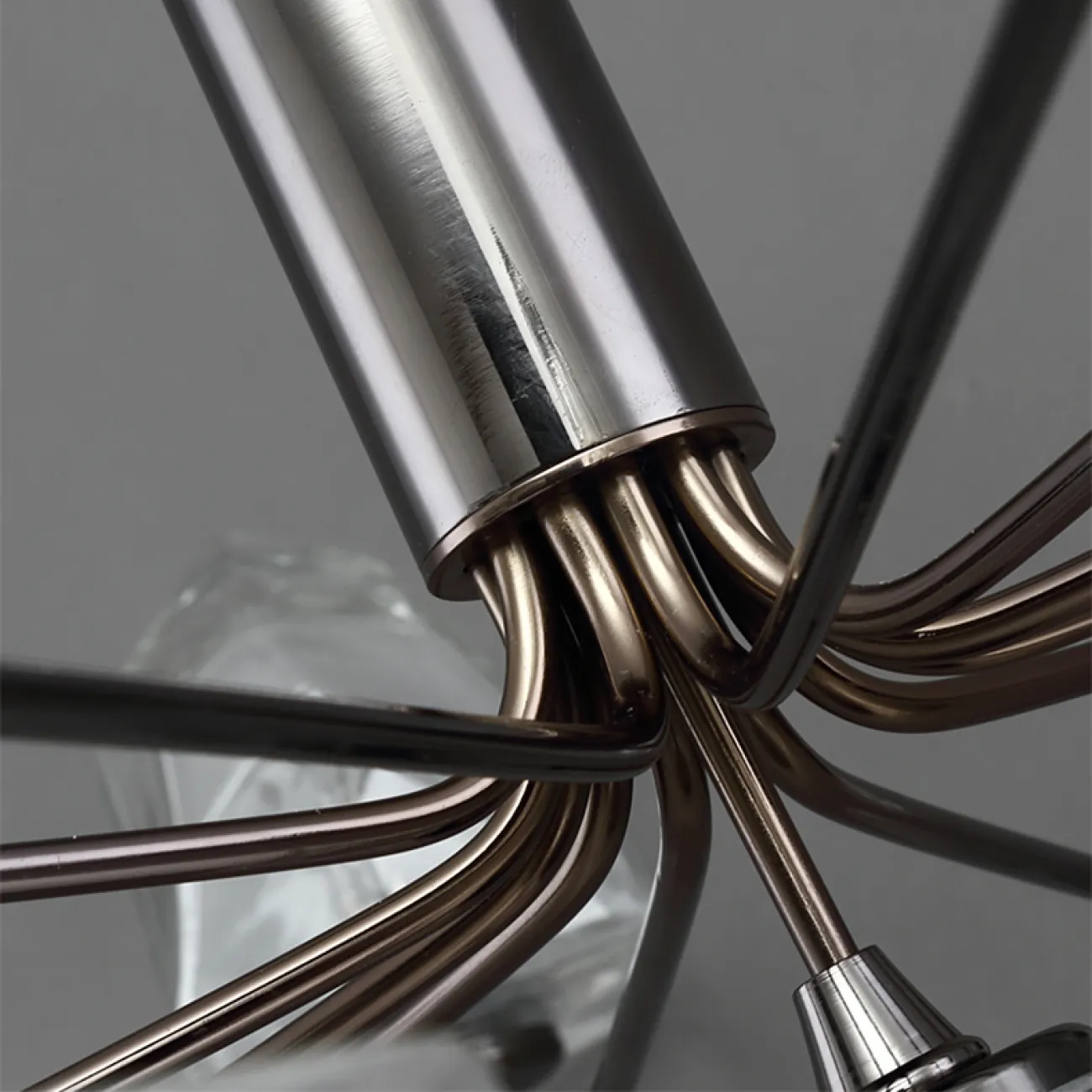 Люстра на штанге ICE 9 lamps Black от ImperiumLoft