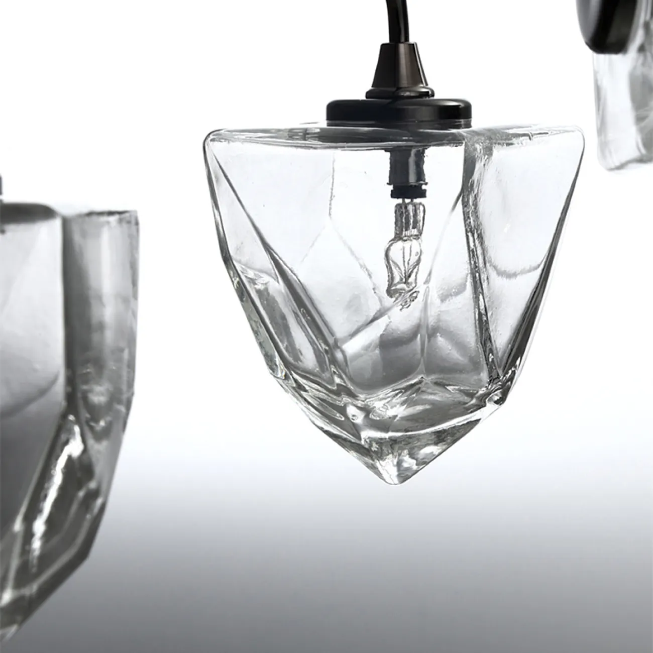 Люстра на штанге ICE 9 lamps Black от ImperiumLoft