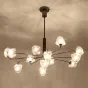 Люстра на штанге ICE 11 lamps Black от ImperiumLoft