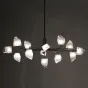 Люстра на штанге ICE 11 lamps Black от ImperiumLoft