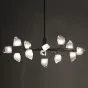 Люстра на штанге ICE 9 lamps Black от ImperiumLoft