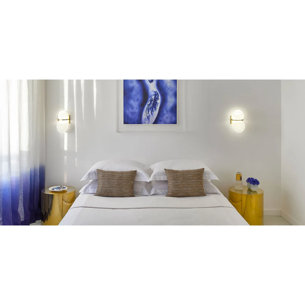 Бра White glass trap wall lamp  от ImperiumLoft