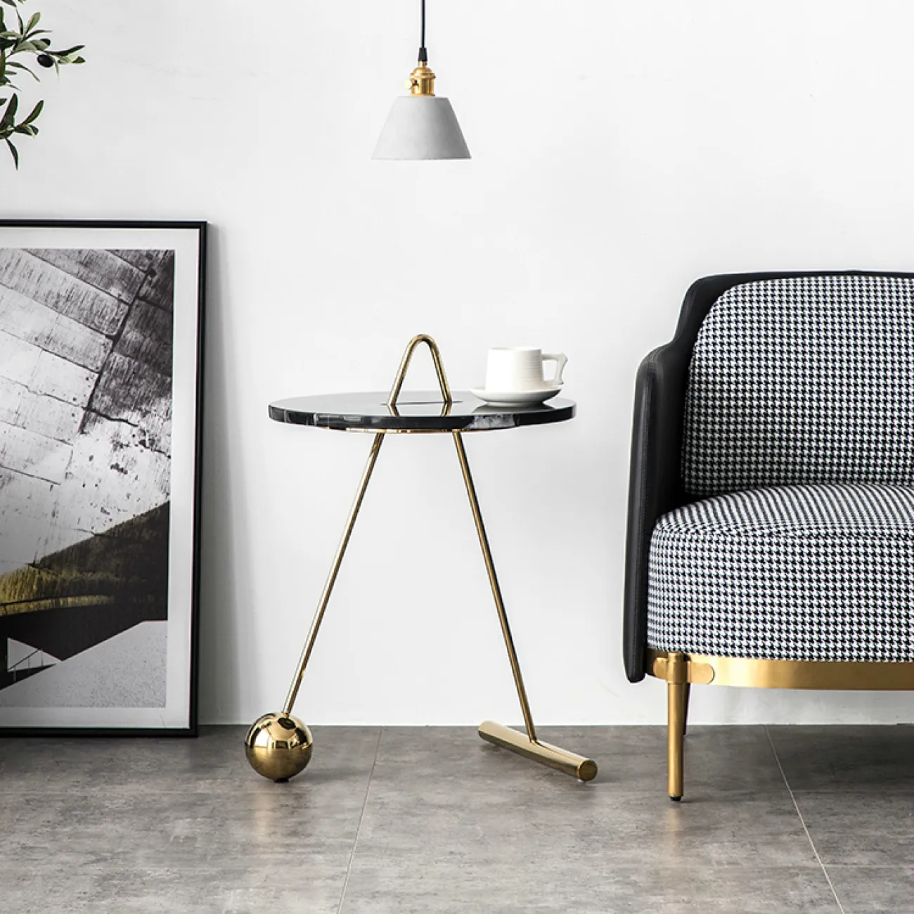 Дизайнерский журнальный столик LaLume-AP00280