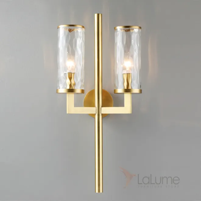 Настенный светильник в стиле постмодерн FEAT WALL L2 Brass