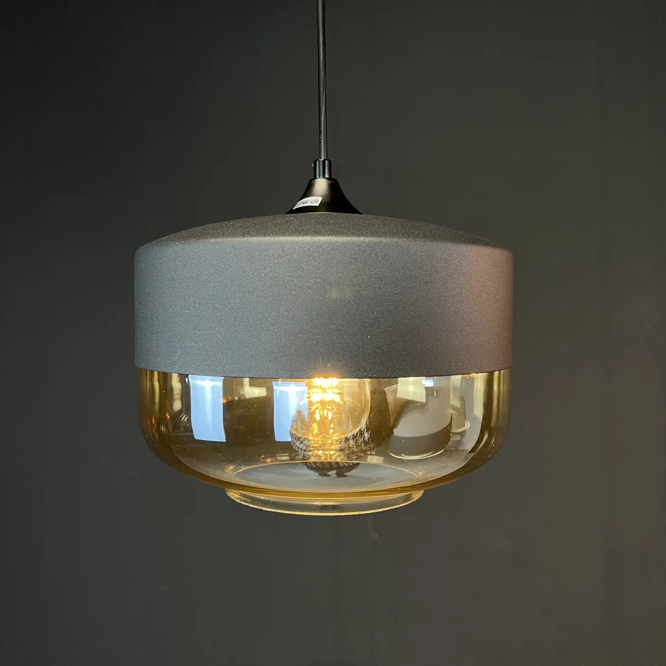 Подвесной светильник NORD D D25 Black/Amber от ImperiumLoft