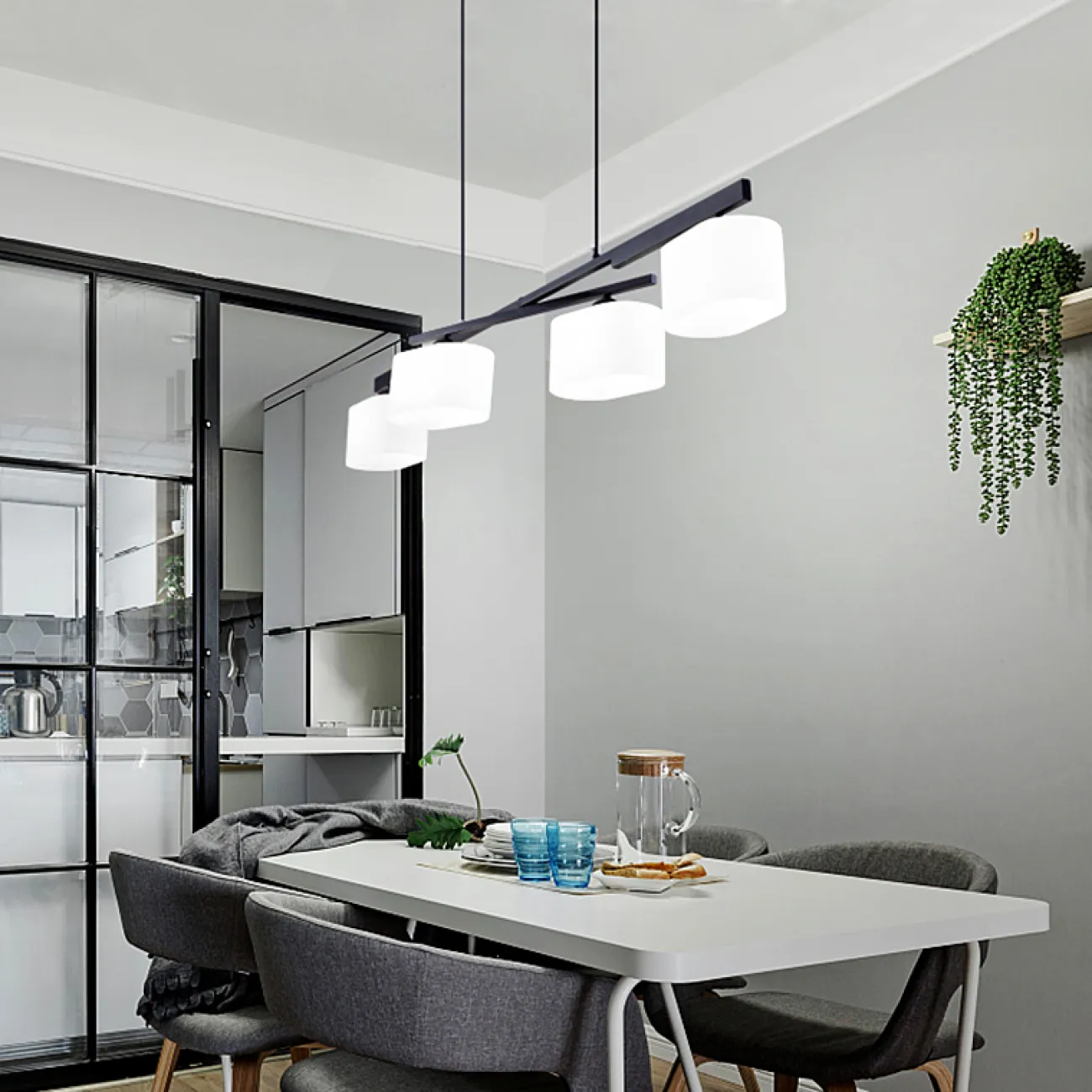 Подвесная рядная люстра RID от ImperiumLoft