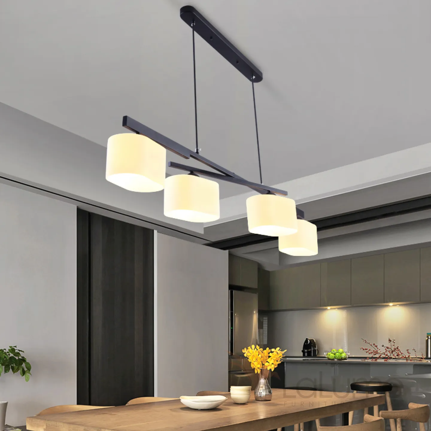 люстры потолочные для кухни в современном стиле светодиодные