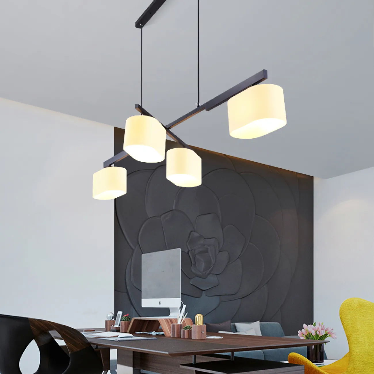 Подвесная рядная люстра RID от ImperiumLoft