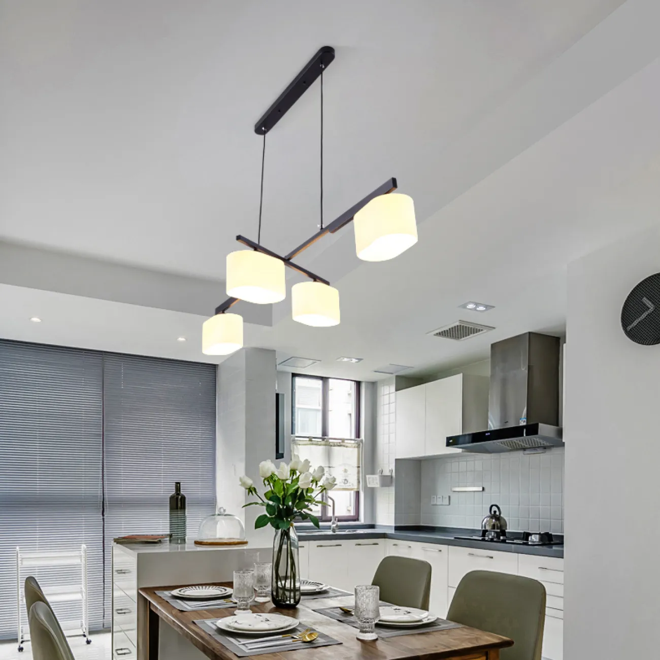 Подвесная рядная люстра RID от ImperiumLoft