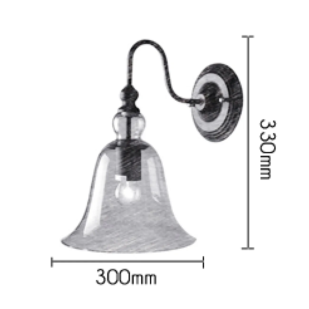 Бра Loft Glass bluebell от LaLume