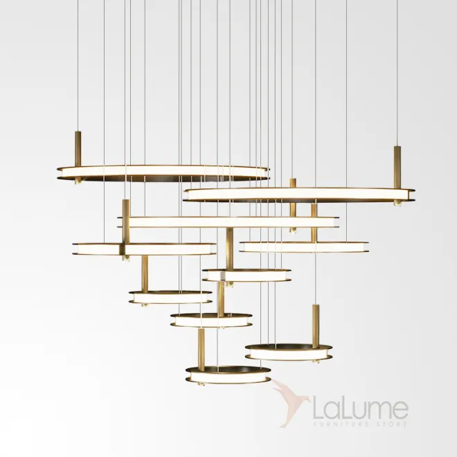 Подвесная люстра GEDEON D40+40+40+40+40+60+60+80+80+80 от ImperiumLoft