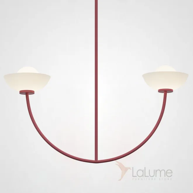 Потолочная люстра INELDA L2 Red от ImperiumLoft