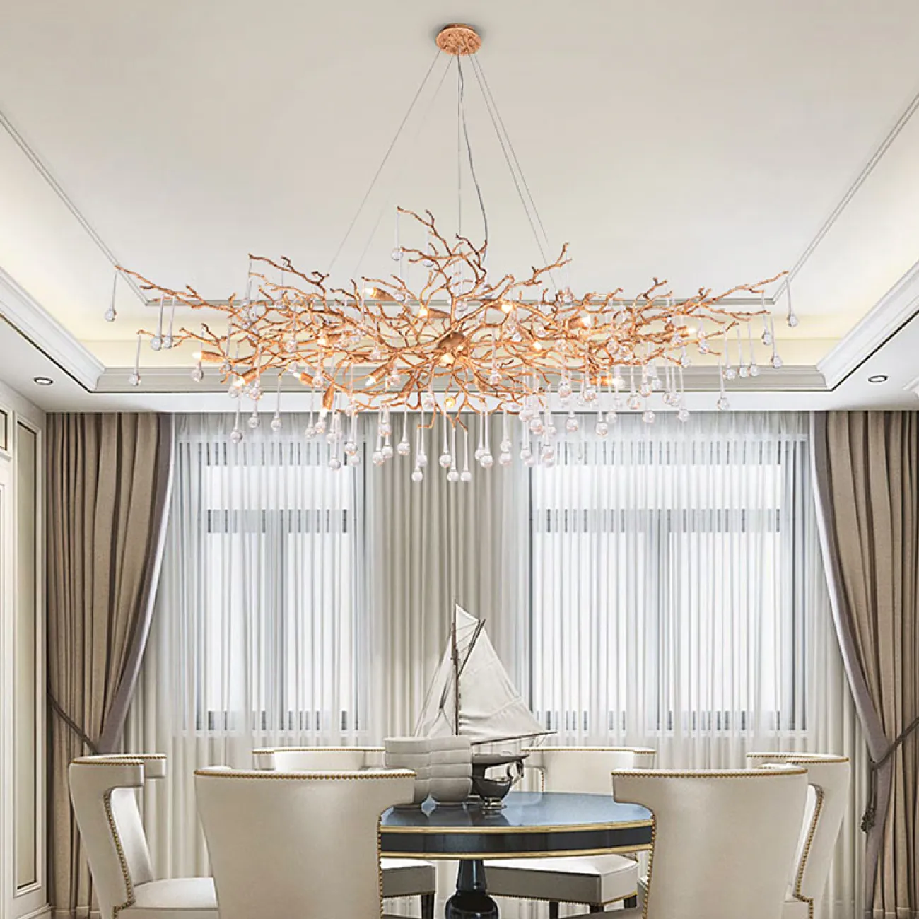 Люстра Bijout L150 Transparent от ImperiumLoft