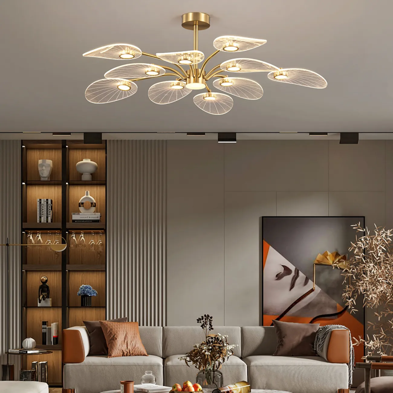 Потолочная люстра SEVERA CH L11 от ImperiumLoft