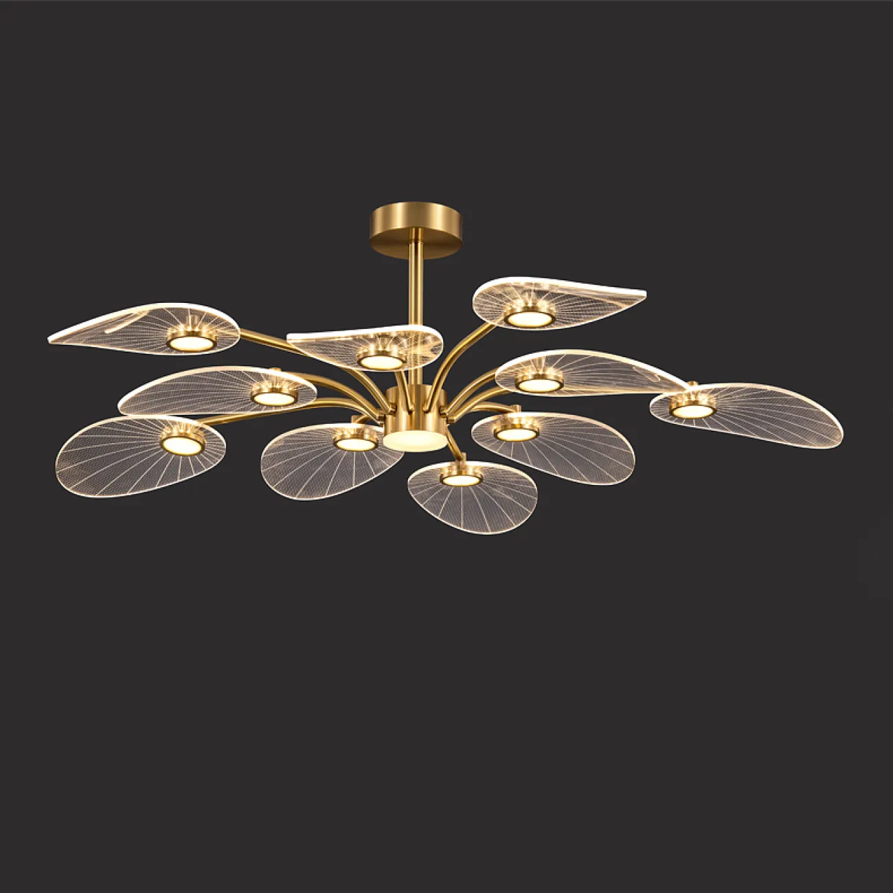 Потолочная люстра SEVERA CH L9 от ImperiumLoft