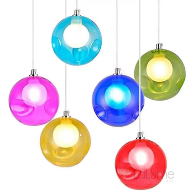 Подвесной светильник Bocci 28 multicolored bubbles single