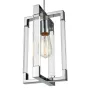 Подвесной светильник Transparent Strips Chromium Frame One
