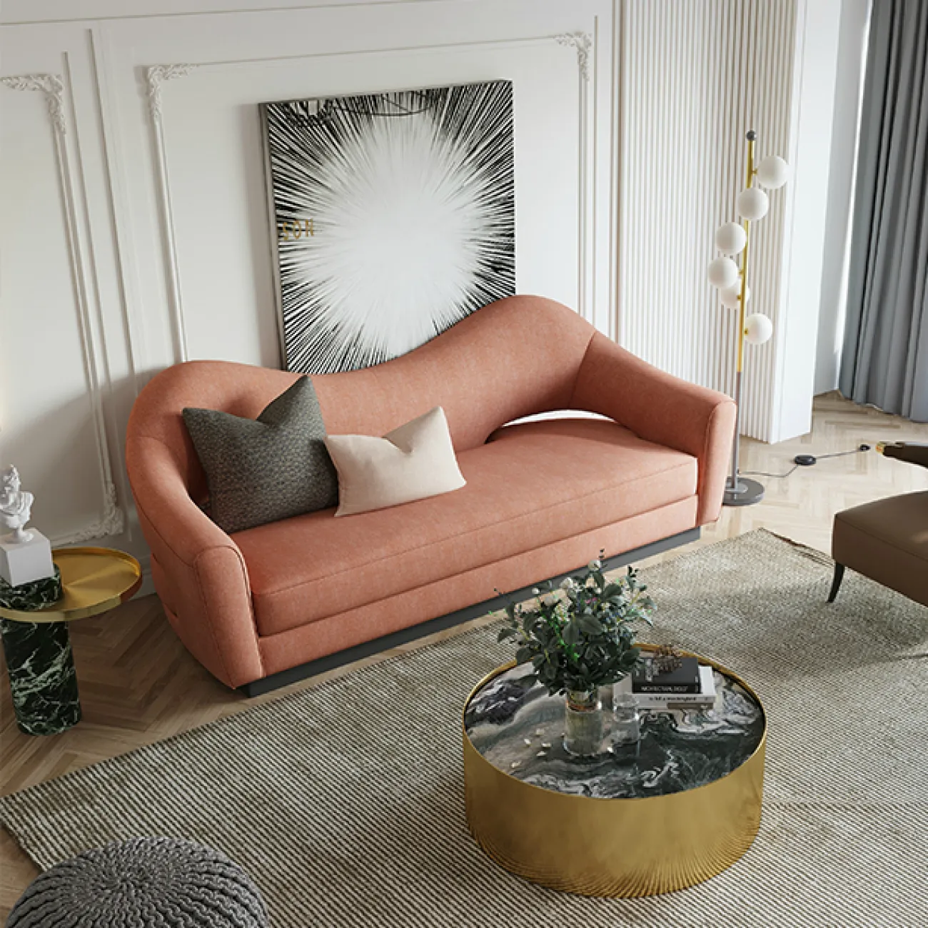 Дизайнерский диван LaLume-DV00137