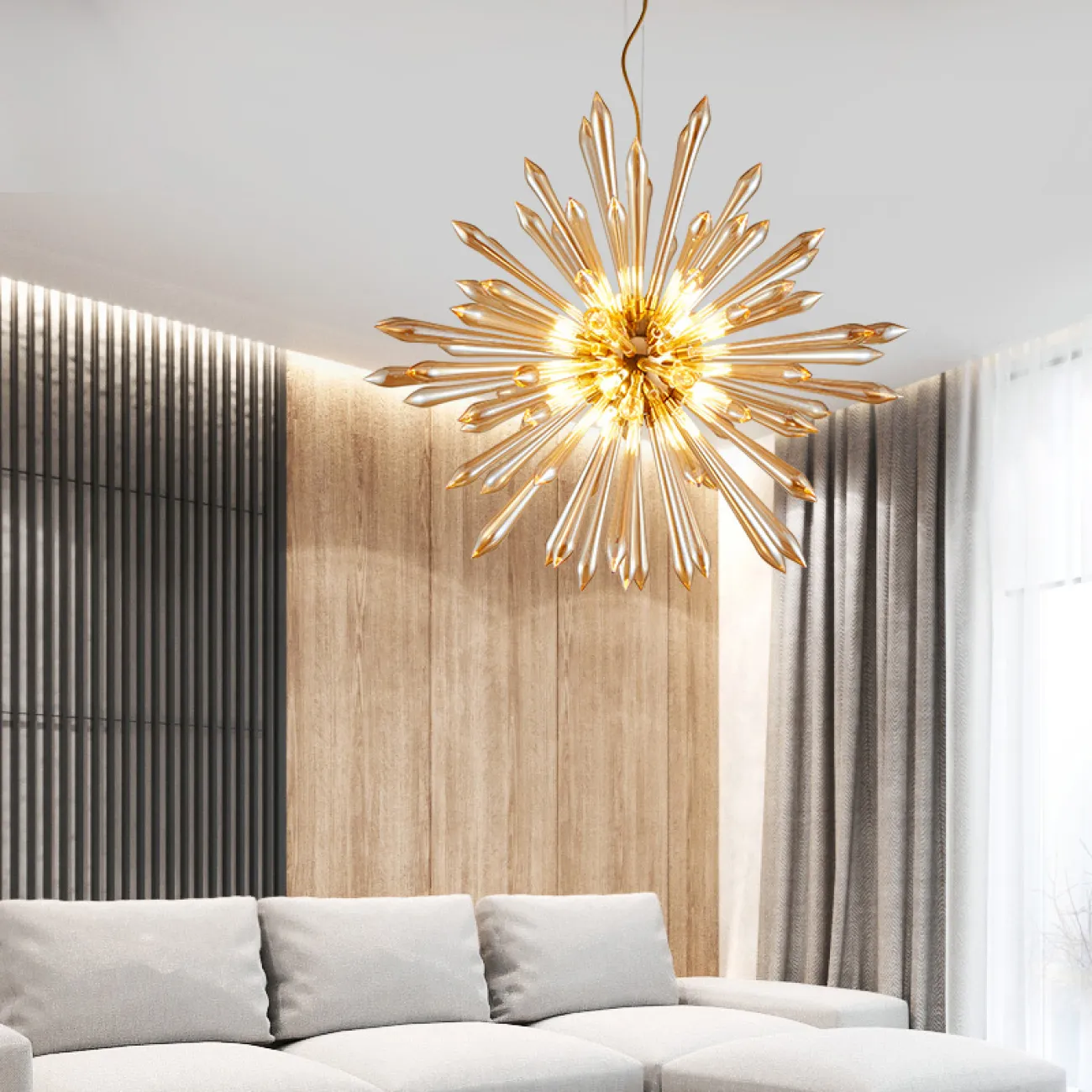 Подвесная люстра LUCHE D60 White от ImperiumLoft