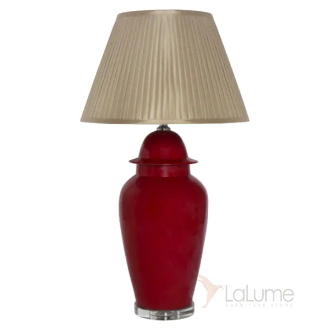 Настольная лампа Strict Red от LaLume