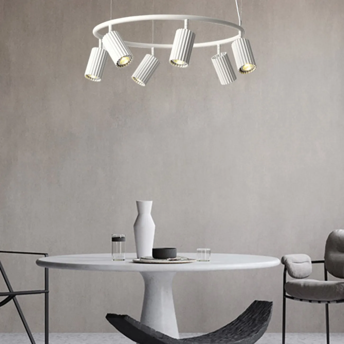 Подвесная люстра MAISY D60 Blue от ImperiumLoft