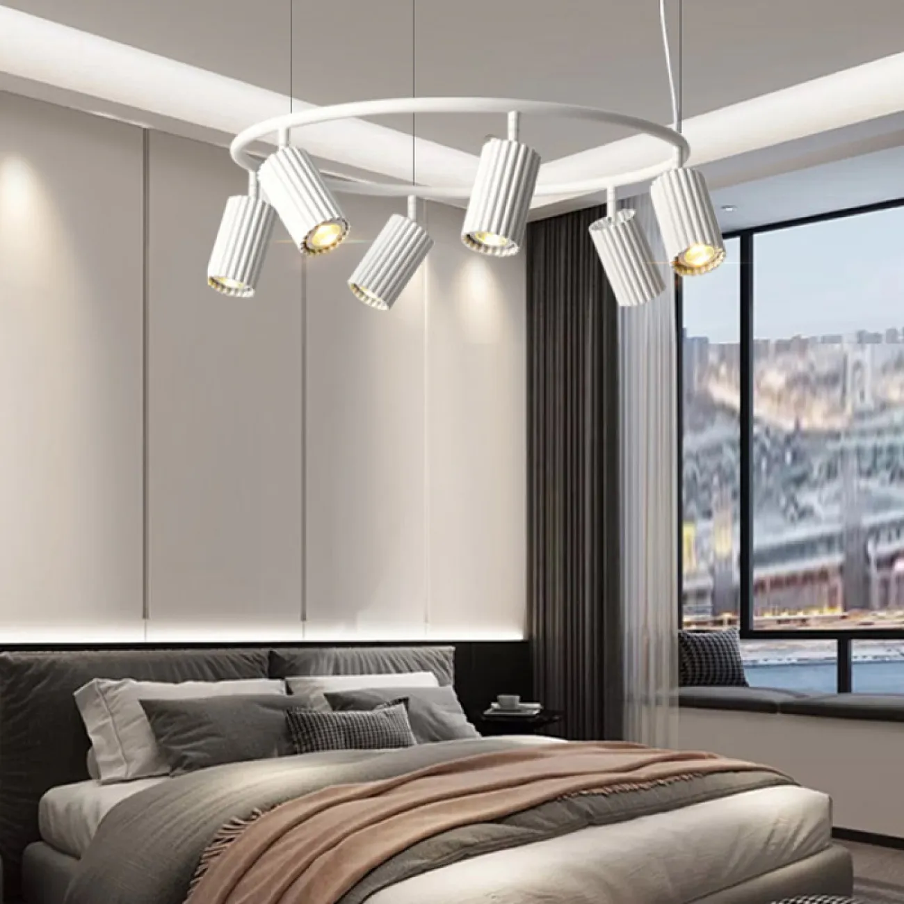 Подвесная люстра MAISY D60 Blue от ImperiumLoft