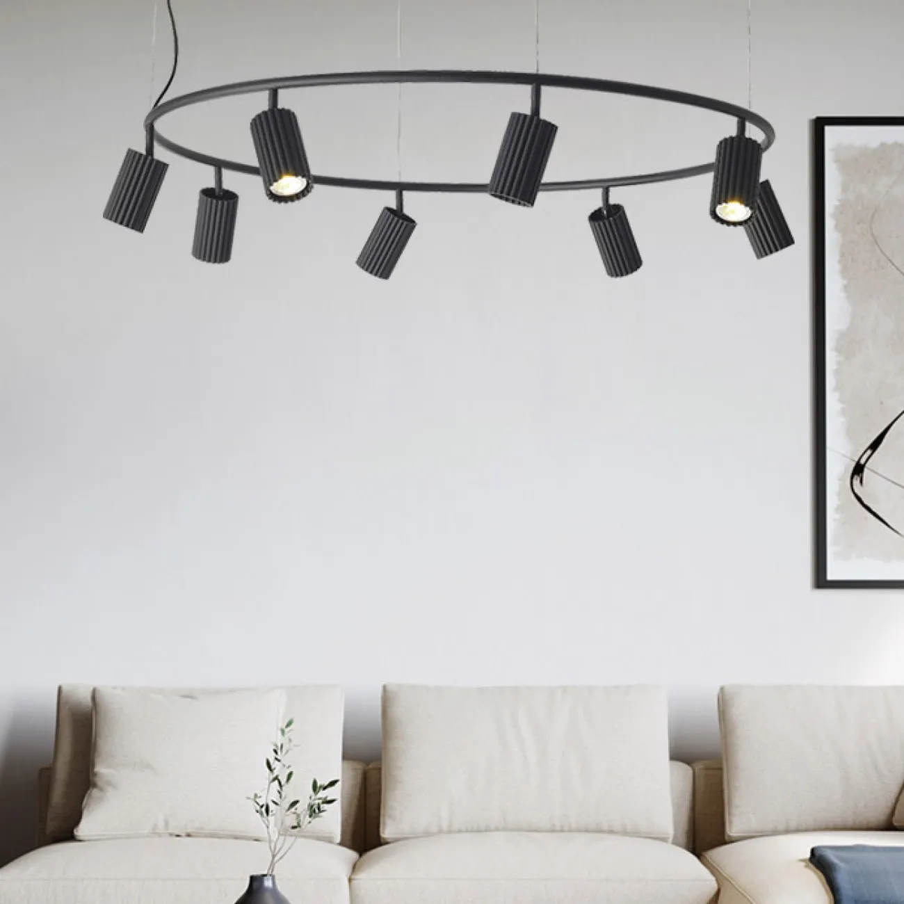 Подвесная люстра MAISY D60 Blue от ImperiumLoft