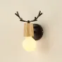 Бра с рожками DEER A Wood/Black от ImperiumLoft