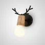 Бра с рожками DEER A Wood/Black от ImperiumLoft