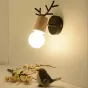 Бра с рожками DEER A Wood/Black от ImperiumLoft