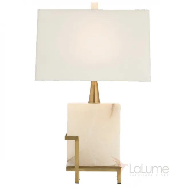Настольная лампа Art-Deco White marble Lamp