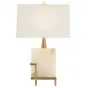 Настольная лампа Art-Deco White marble Lamp от ImperiumLoft